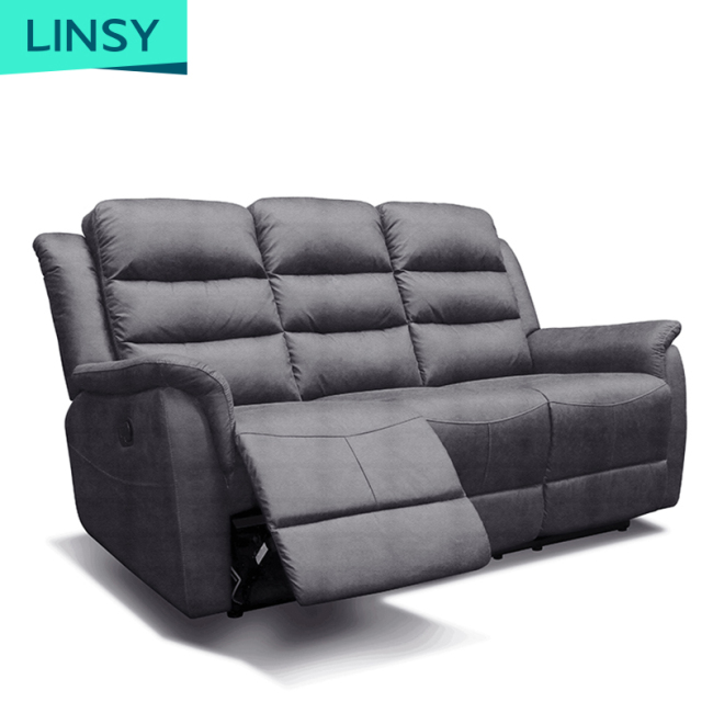 Beauty  Foldable Lift Arm Chair Single Double Sofa Recliner 3 Seat Cream