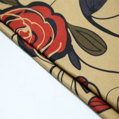 Rose pattern printing furniture sofa pillow accessory fabric interior decoration fabric