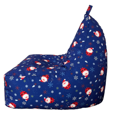 2022 New Christmas Products Dark blue Santa Claus Comfortable Cute Kids Bean Bag