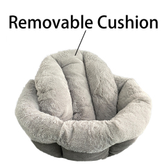 Warm Round Donut Cuddler Luxury Animal Bed Cat Cushion Pet Beds for Dog and Cat Durable Dog Bed