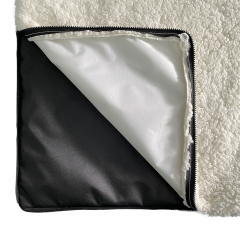 New design modern memory foam fleece pet bed for dogs&cats