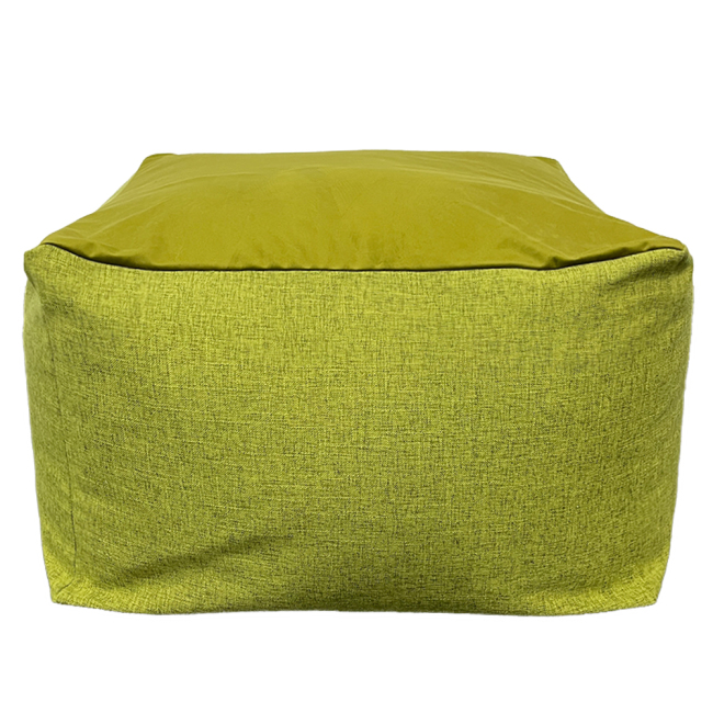 Custom wholesale factory direct cover giant cube spandex velvet modern stool bean bag chair