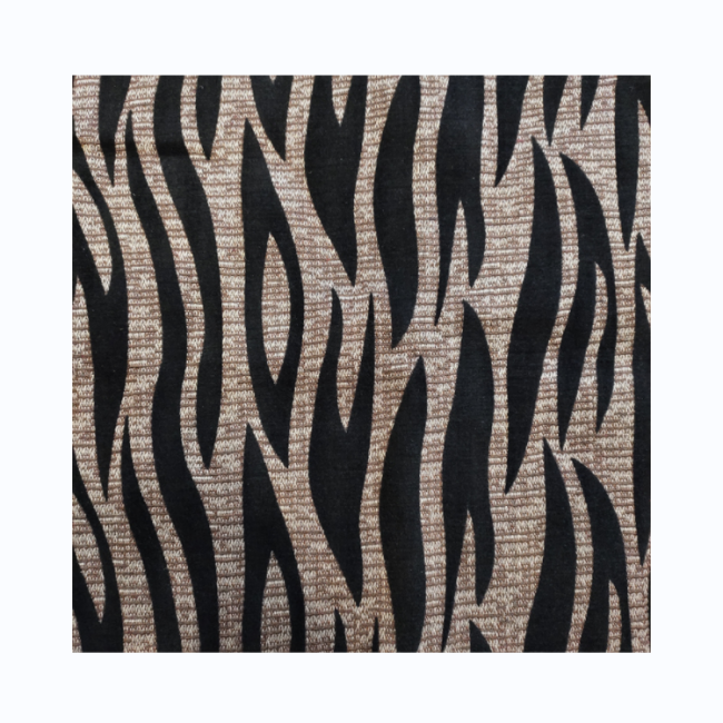 Home Textile Adhesive Velvet Flocking Faux Belgian Linen Flock Fabric For Furniture