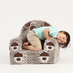 special design  super soft aniam shape lounge armchair for kids