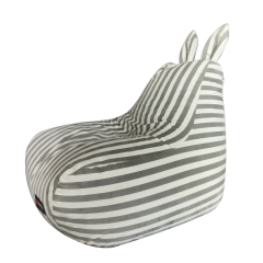 Living Room Furniture New Design Filler particles Beanbag Lounger Chair Soft Cute Rabbit Beanbag  For  Kids