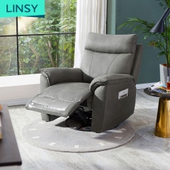Modern Minimalist Bedroom Manual Single Recliner Sofa Chair Multifunctional Fabric Leisure Chair Living Room Furniture Reclining