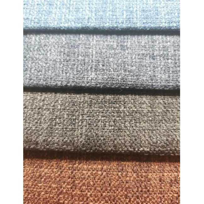 High Quality Linen Polyester Sofa Fabric Linen Like Look Woven Fabric