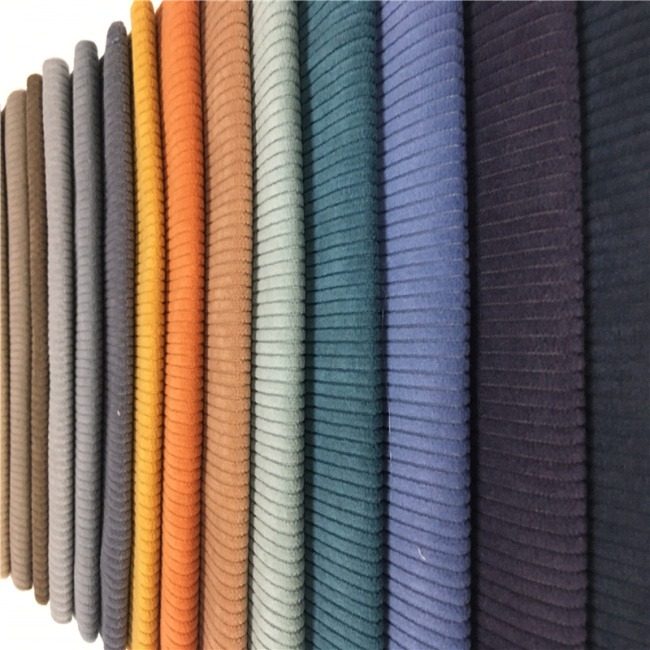 100% Polyester Fabric for Home Textile Corduroy Fabric for garment Home Textile bag