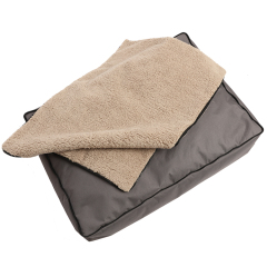 oxford fabric soft bean bag dog pet bed with sherpa