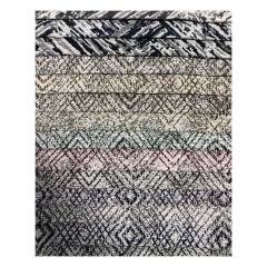 VANKO Microfiber Embroidery Jacquard Upholstery Fabric Linen Metallic Jacquard Sofa Fabrics