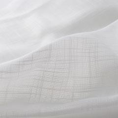 polyester organza voile sheer tulle curtain fabric