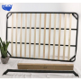 Wejoy British style folding queen king size wood ottoman bed frame with gas lift