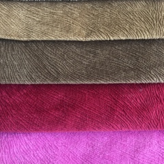 New Soft 100% Polyester Embossing Holland Velvet Fabric For Sofa