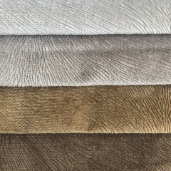 New Soft 100% Polyester Embossing Holland Velvet Fabric For Sofa
