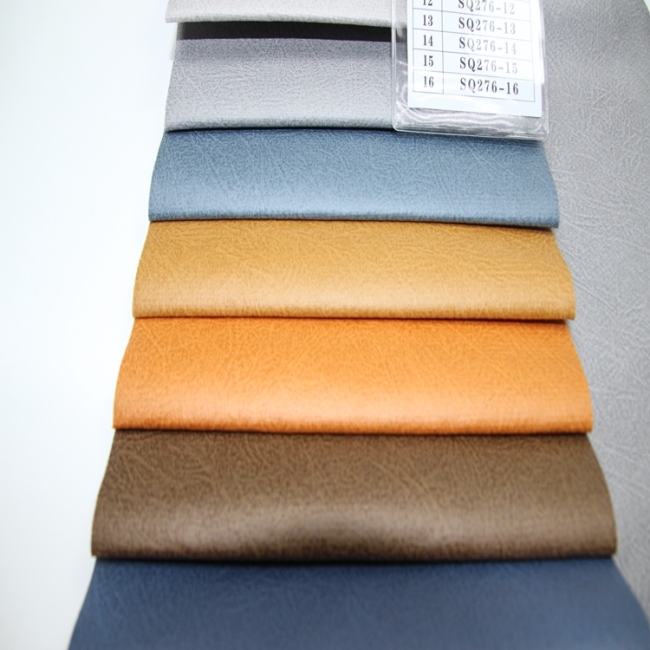 Free sample cost-effective  waterproof 100% polyester lightweight leathaire fabric for sofa