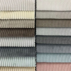 China Factory  Polyester + Spandex Velvet Elastic  Velvet Corduroy fabric for Sofa Home Textile Garments