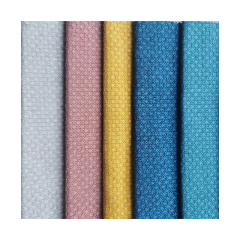 Wholesale Popular Linen Jacquard Sofa Fabric 100% Polyester Linen Like Fabric