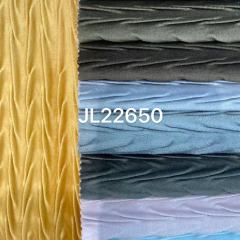JL22650 - pillow cases velvet fabric for cushion polyester crepe fabric polyester sofa fabric for Egypt