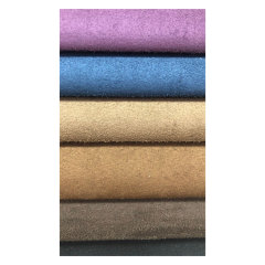 WS100   Home 100% Polyester Suede Curtain Fabric Micro Suede Sofa Fabric