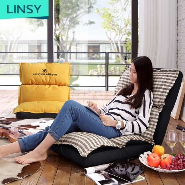 Lazy couch single casual bedroom balcony single seater recliner sofa chair