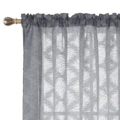 waxed and mint polyester sheer curtain fabric linen curtain