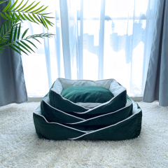 Super Soft Fabric Dog Bed Washable Pet Bed Dog Cushion Designer Dog Bed