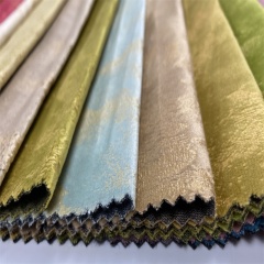 Luxury printing bronzing curtain fabric interior decoration sofa cover fabric
