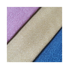 Home Textile Organic Linen Jacquard Fabric Pure Color Polyester Fake Linen Curtain Popular Linen Sofa Fabric