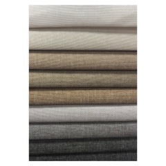 H01 Home Deco Home Textile Polyester Linen Fabric Upholstery Linen Supplier Sofa Linen Fabric