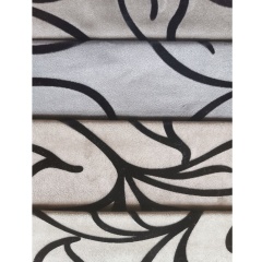Wholesale Flock Polyester Textile Flock Printing Tricot Flocking Velvet Fabric