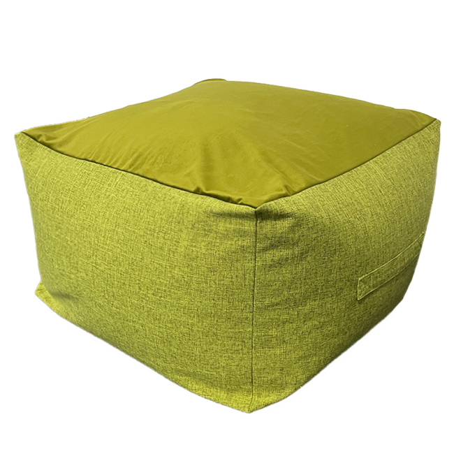 factory direct cover giant cube spandex velvet modern foot stool square pouffe