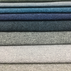 Factory OEM/ODM Customized Color Upholstery Sofa Clothing Cotton Linen Suede Fabric Textile