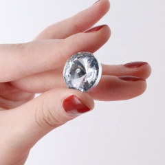 Crystal sofa diamonds transparent acrylic shank crystal button headboard Upholstery Button For Sofa