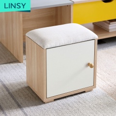 Nordic simple living room furniture dual-use multi-functional storage lift coffee table with stool