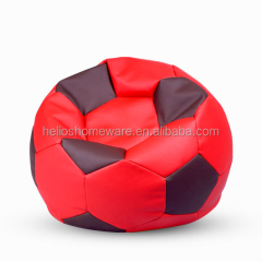 wholesale indoor giant adult football modern shape leather living room round gaming bean bag