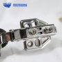 Wejoy Cheap Furniture hardware fittings concealed stainless steel soft close cabinet door butt hinge