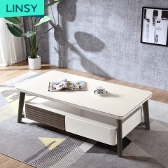 Tempered glass household living room light luxury furniture tea coffee table