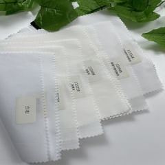 thin 20%Cotton 80%polyester Down Cloth fabric white color for upholstery