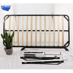 Wejoy Double wood bed frames hydraulic gas lift queen size bed frame For Storage Bed