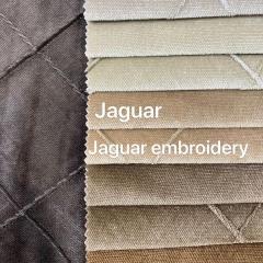 Jaguar---jaguar embroidery Latest Collection Matte Fabric Upholstery Design Sofa Fabric velvet fabric for sofa