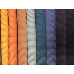 Factory Wholesale 100% Home Textile Polyester Fabric Car Seat Corduroy Upholstery Fabric Corduroy Dyed Polyester Fabric For Sofa