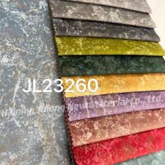 JL23260-Fashionable Design High Quality 100% Polyester Holland Velvet Glue Embossed For Sofa Upholstery