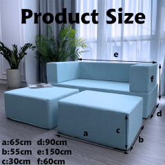 2022 New Design Creative foldable lazy sofa bed High density foam sofa bed