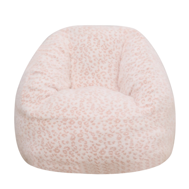 Living Room Furniture New Design  Beanbag Chair Soft Leopard Grain Foam Sofa For Adult Kids The lazy sofa