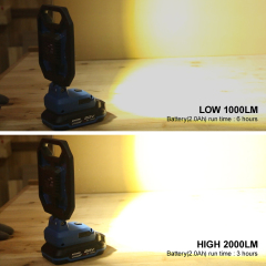 PRO 94101 20V Cordless Brushed 2000Lm LED Floodlight (Bare Tool)