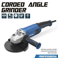 PRO 66608 Corded 9 In. Angle Grinder