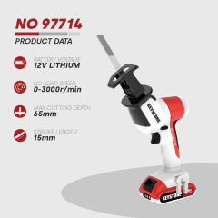 TC 97714 12V Cordless Brushless 5/8 In. Mini Reciprocating Saw (Bare Tool)