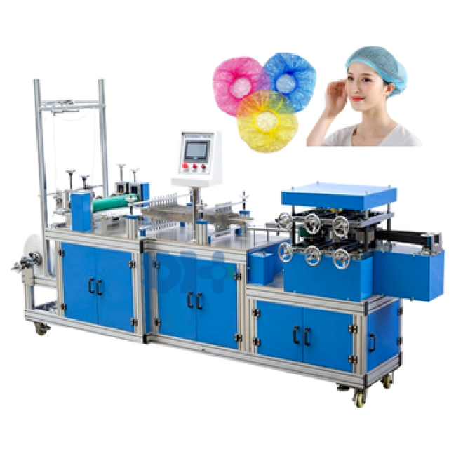 best price promotion high quality Fully Automatic Bouffant Cap Non Woven Head Cover Making Machine