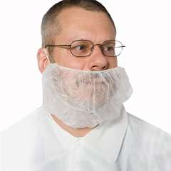 Hot Sale Men Food Work Beard Net Head Hanging Disposable Nonwoven Beard Cover Making Machine