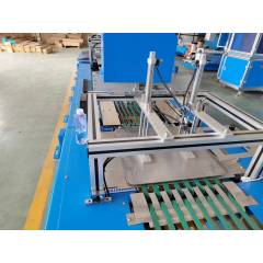 Thick and thin clothes folding bagging Non woven Surgical Gown and Garments stacking machine